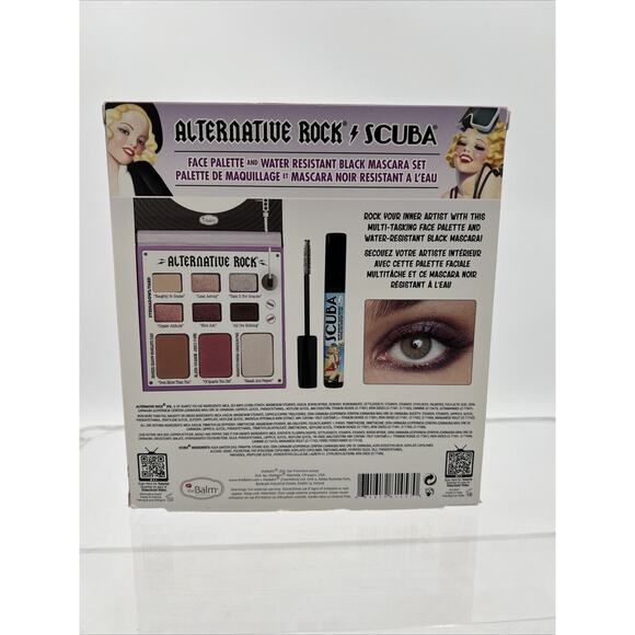 The Balm Cosmetics Alternative Rock Vol.1 Face Palette + Scuba Blk Mascara - Picture 11 of 13